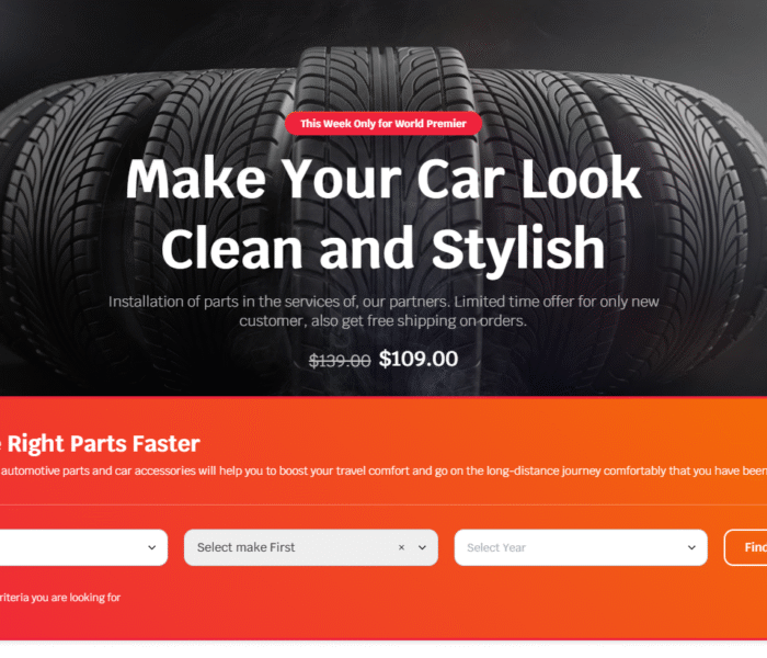 Motyw części samochodowych